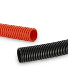 Plastic Pipe Customize Factory Wholesale Black Color PP Plastic Corrugated Pipe