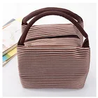 Bag Stripe Design 100% Cotton Premium Cooler Bag With Stripe Design For Children