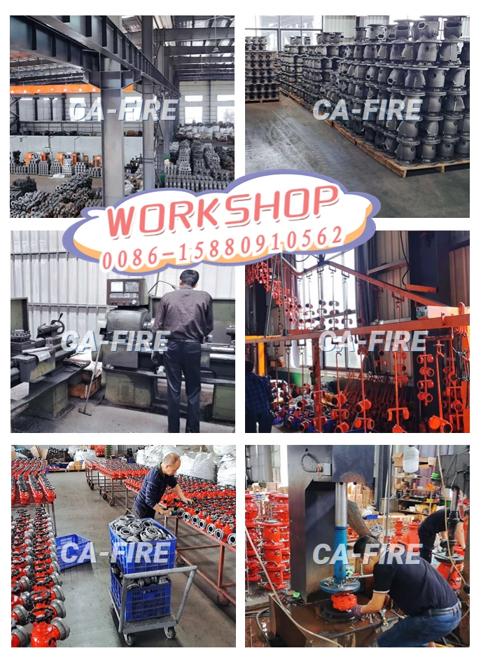 CA-Fire cast iron fire hydrant with good quality Multi-flow fire hydrant stand pipe