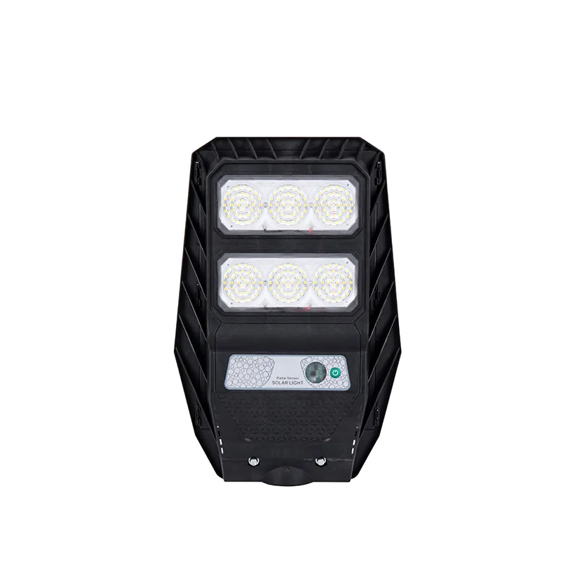 China custom solar efficient integrated IP65 outdoor waterproof 100W 200W 300W integrated solar street light solar floodlight