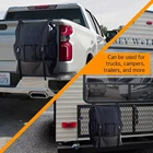 Custom Heavy Duty Spare Tire Trash Bag Car Truck Organizer Truck Cargo Bag For Jeep Spare Tire Trash Bag