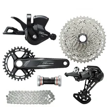 SHIMANO DEORE M5100 Groupset 1x11-Speed MTB Road Bike Crankset Shifter Rear Derailleur Cassette Bike Chain Groupset