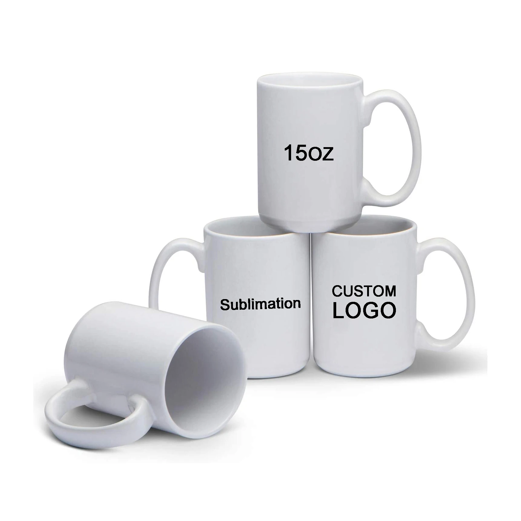 #tupas 11oz Ceramic White Coffee Mug White #tupas 11oz Ceramic White Coffee Mug White