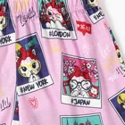Children's Children's Casual Cartoon Cat Summer Baby Full Print Short Sleeve Set
