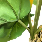 Anthurium Plant Potted Artificial Plants PVC Real Touch Artificial Anthurium Plant Potting Bonsai For Home Decoration