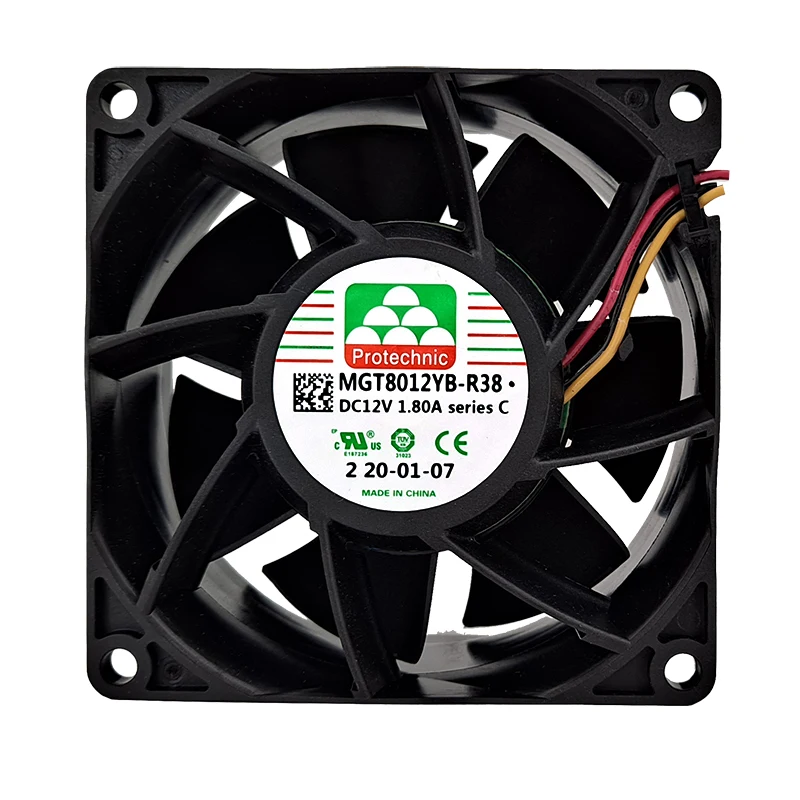 Flow Silent Exhaust Fan, 12V, Axial, MGT8012YB-R38, 1.8A - detail 4