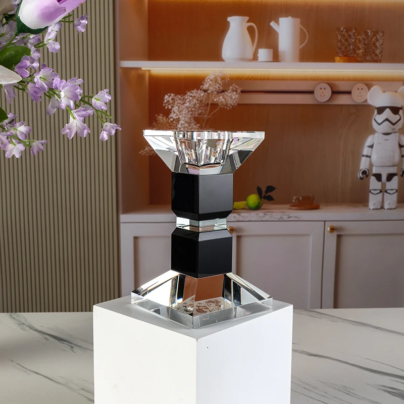 product small bridge regular shaped high end luxury home decoration candle holder wedding christmas decoration candle holder-8