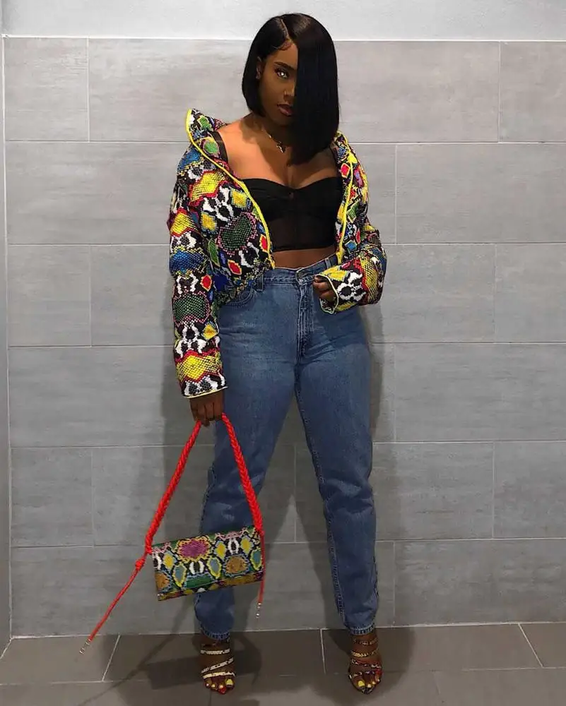 plus size snakeskin jacket