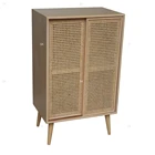 Rattan Rattan Furniture 2/4 Door Storage Oak Vennering Wood Cabinets
