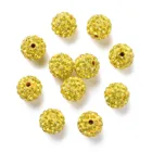 Ab Color Beads PandaHall 10mm AB Color Polymer Clay Crystal Rhinestone Beads