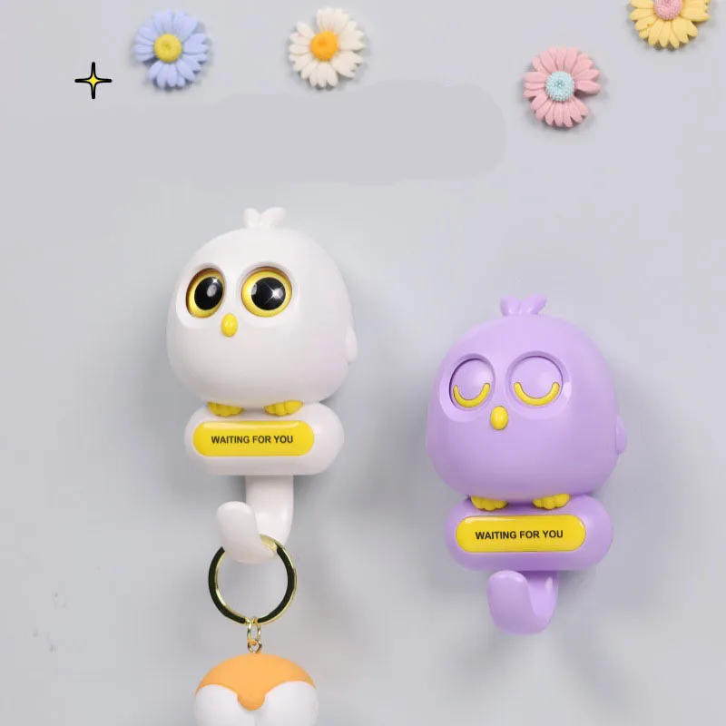 OEM ODM Creative Blink Hook Customized Cartoon Cute Hook Nail Free Non-trace Strong Home Coat Hook
