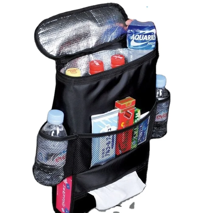 Custom made car seat organizer car cooler bag back seat bag