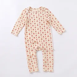 Baby Rompers Cotton Newborn Clothes Long Sleeve Infant Jumpsuits Boys and Girls Toddler Outfit for Spring and Autumn