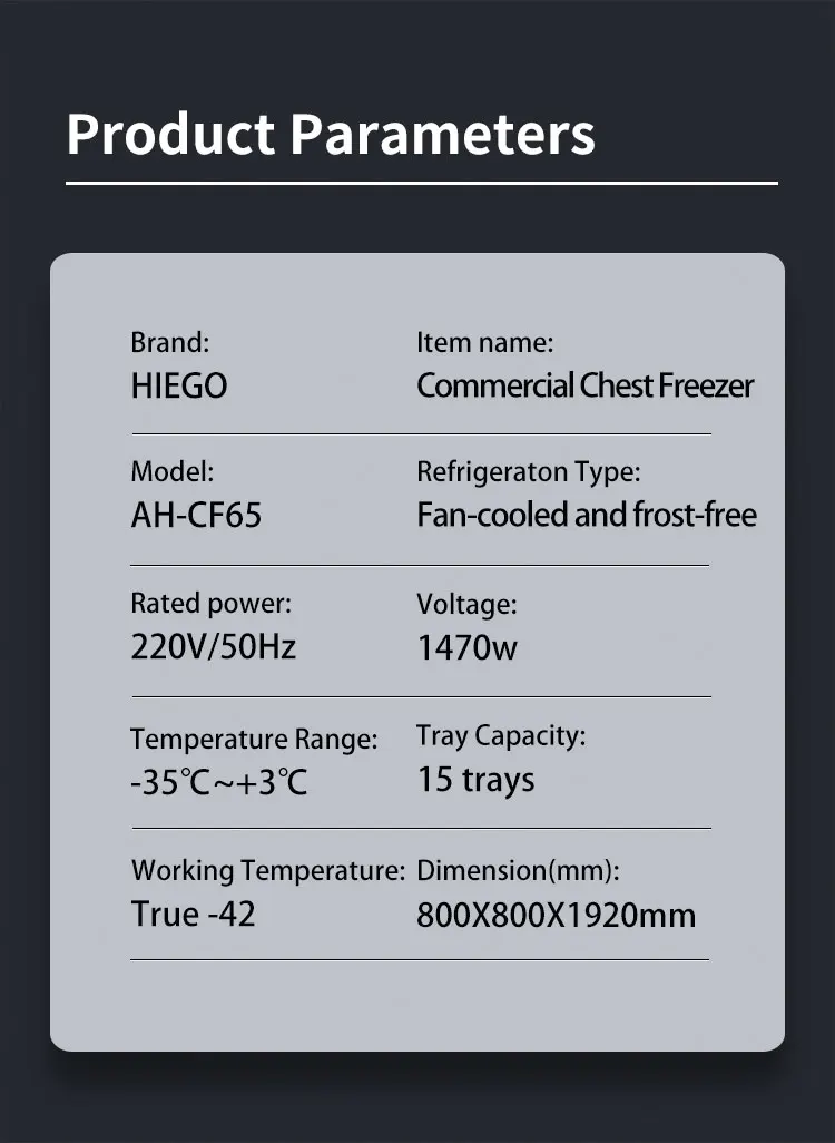 Blast Freezer, 1500W - detail 18
