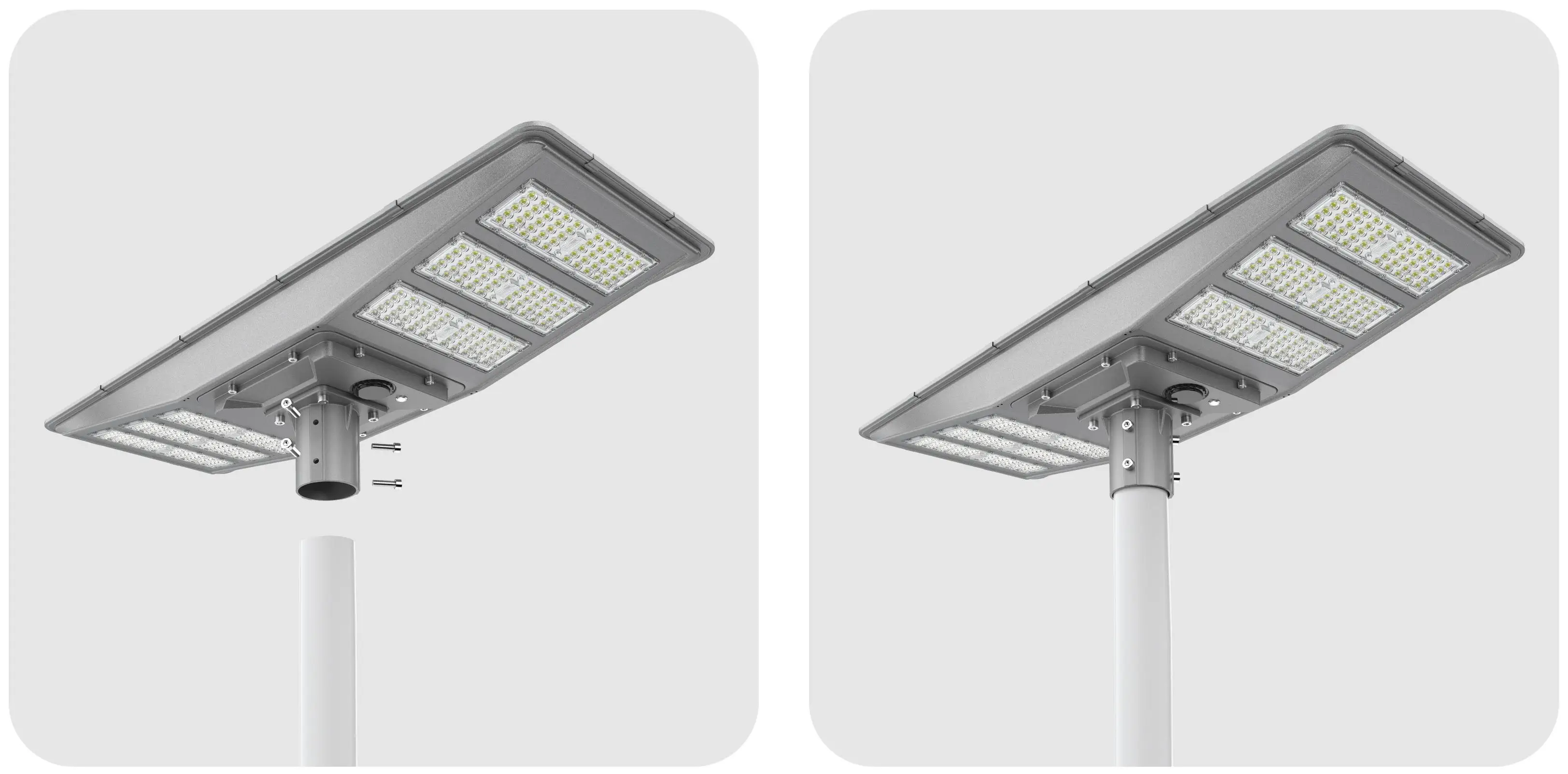 New Bidirectional Solar Street Lamp IP66 LED Solar Garden Light 600W 900W All in One Solar Landscape Lights