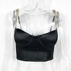Top Tank Tops Tube Top Party Club Women Satin Sexy Tank Top Designs Crop Tops