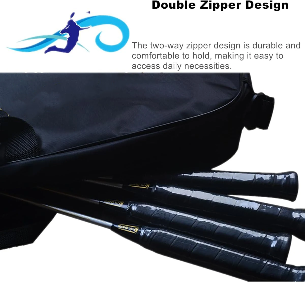 product unisex student sports backpack waterproof pu material badminton tennis racket bag-8