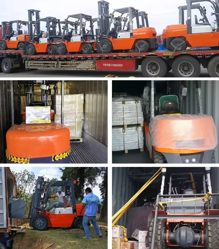 product a series diesel forklift truck 35t ce iso customized side shift and automatic fork adjustment lifting height 6m 4x4 forklifts-13