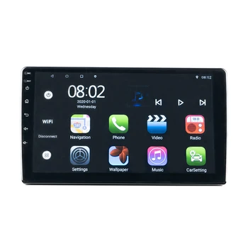 AUDLY 10" Android Autoradio Car Cd, Radio Capacitive Car Music Video Wifi Usb Double Din 9 Inch Car Dvd