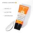Cream Cream Private Label SPF 50 Natural Sunscreen Lotion Vtamin C Whitening Organic Sunscreen Cream