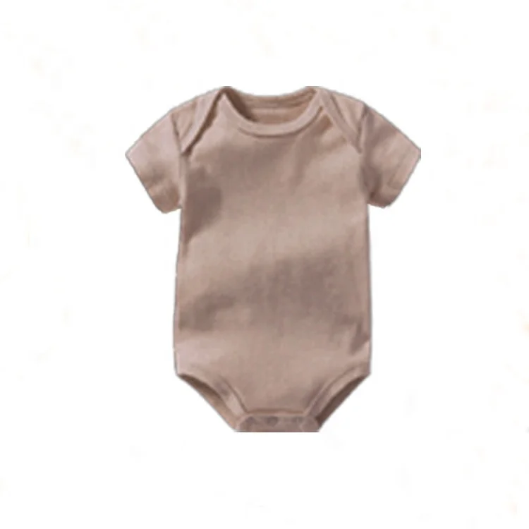 manufacturer 100% organic cotton baby clothes  jumpsuit unisex neutral baby boy girl rompers wholesale newborns pajamas