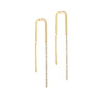 Earring Long Thread 14k Earrings Wholesale Fashion Gold Earring Components Earring Long Thread 14K Gold Filled Jewel