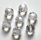 Decorative Beads For Chandelier Glass Beads Decorative Crystal Glass Faceted Round Beads For Jewelry