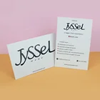 Sticker Black And White Round Company Logo Sticker With Glossy Or Matt Lamination