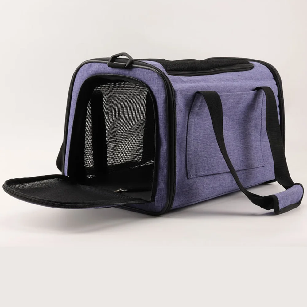 purple travel bag