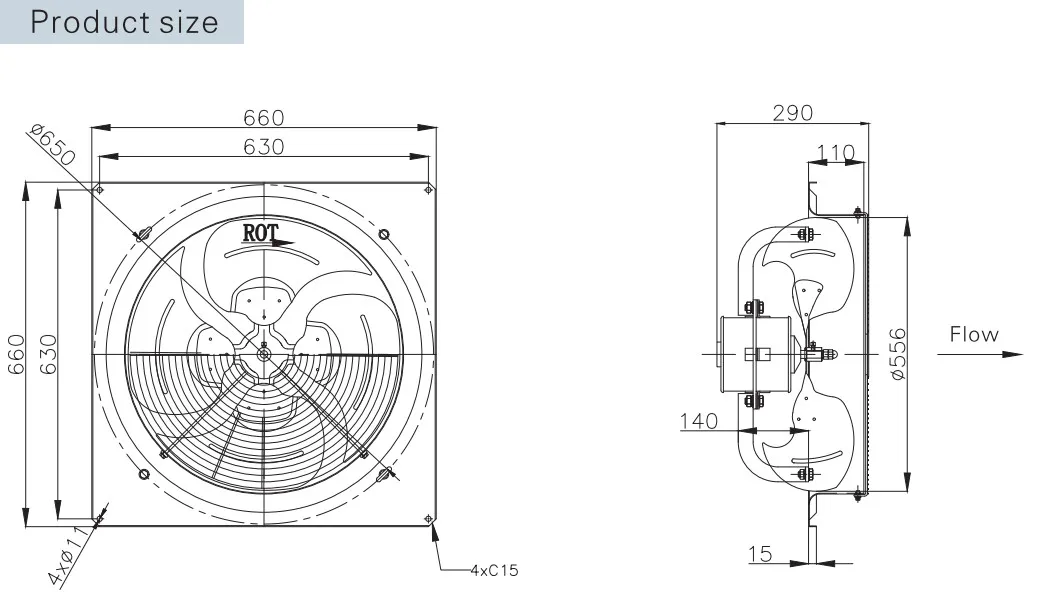 Condenser, SANXIN, 250W, 220V, Axial - detail 8