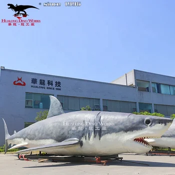 Realistic Animatronic Shark 3D Marine Mechanical Model animatronic indoor shark animals for sale