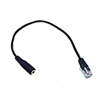 Audio Adapter Rj9 Connector Male To Audio 3.5mm Female Audio Female Socket Audio Adapter Cable For Apple Headphones 3.5mm