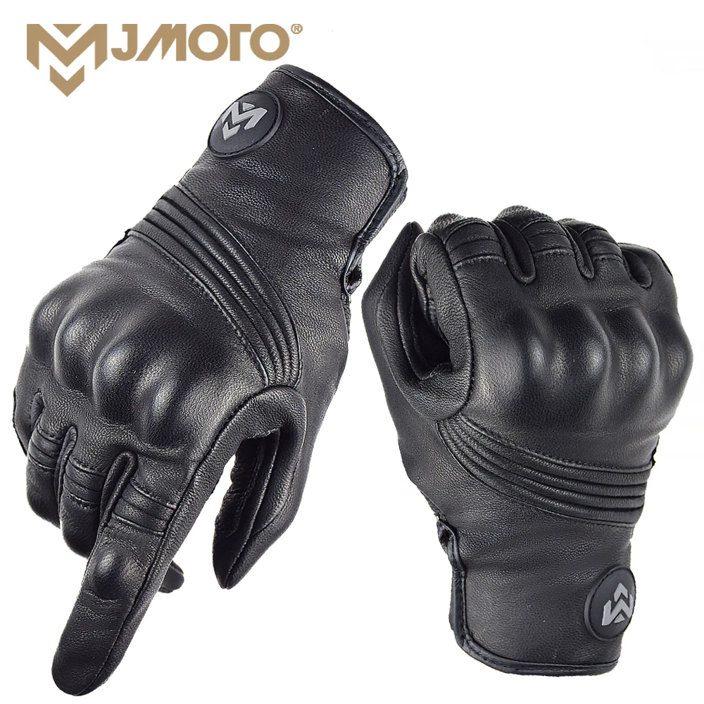Retro Real Leather Glove Motorcycle 