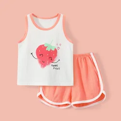 Baby Boys Clothing Sets cotton short sleeveless shirt pants baby clothing summer children clothes