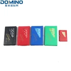Plastic Domino Box Dominodomino Double 6 Small Plastic Mini Urea Domino Set With Blue Color PVC Box