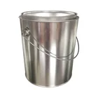 Cans And Round Tin Containers Custom Print 1 Gallon Round Empty Tin Cans Paint Container With Lever Lid And Metal Handle