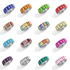 Diamond Ring Luxury Personality Gold-Plated Diamond Crystal Men'S And Women'S Universal Ring