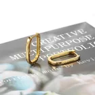 Hoop Earrings Earrings Minimalist Jewelry U Shaped Gold Filled Hoop Earrings