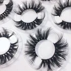 Pairs Of Eyelashes New 25mm Mink Eyelash 100 Pairs 2021 New Styles Of Lashes 15mm 20mm 25mm Eyelashes Real Mink Fur