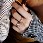Sterling Rings Rings Cute Design Jewelry Sterling Silver Stackable Bead Baguette Rings