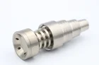 Titanium Titanium Domeless Nail With 7 Hole For Dab Rigs In Smoking