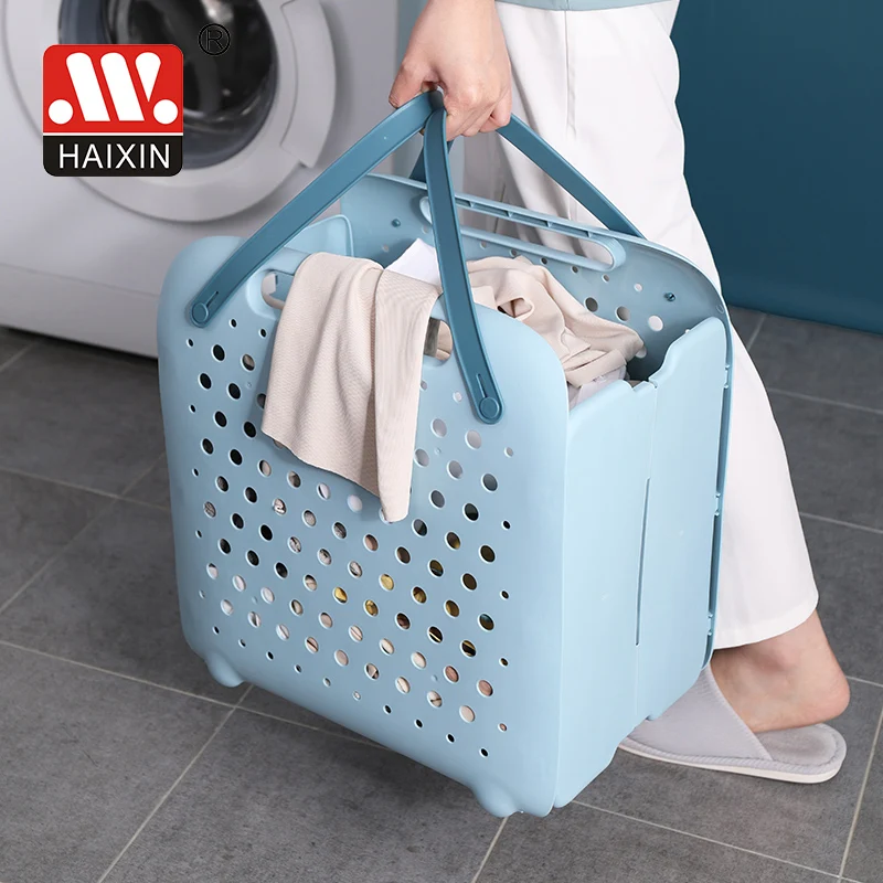 clothes dirty laundry basket storage baskets bins foldable collapsible laundry basket