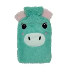Hot Water Bottle Rubber Hot Water Bag Plush Toy Cover And Safe Hot Water Bottle Nature Rubber Pvc 2000ml