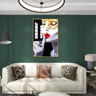 Glass Painting Wall Art New Arrival 3D Wall Art Print Crystal Porcelain Glass Painting With Golden Aluminum Frame