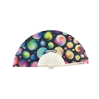 Bamboo Fan Bamboo Hand Fan Bamboo Custom Print Big Size 13 Inch Bamboo Fabric Sports Kungfu Folding Hand Fan