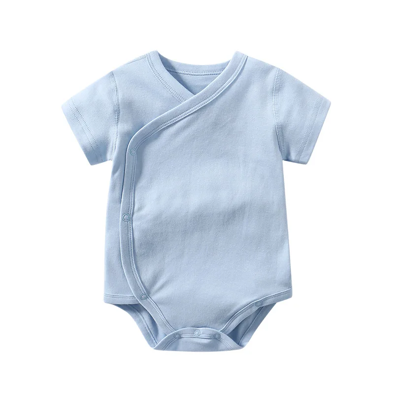 manufacturer baby onesie 100%cotton baby romper newborn short sleeve baby bodysuit