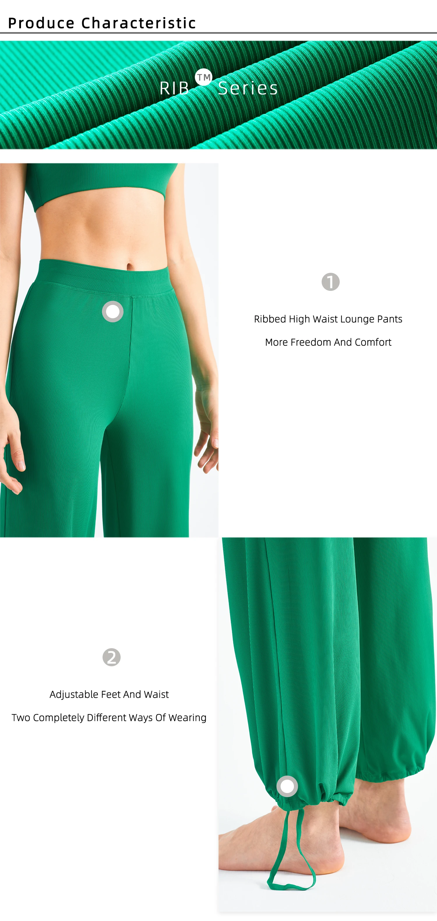 Newly Adjustable High Waisted Yoga Pants With Pocket Recyclable Jogging Sweatpants