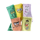 Wholesale Custom Brand Packaging Logo Funny Anime Hip-hop Stocking Soft Cotton Popular Couples Cartoon Socks Multipack