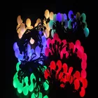Rgb Rgb Rgb String Lights 20L LED RGB Ball String Lights With Memory Function For Patio Garden Decoration