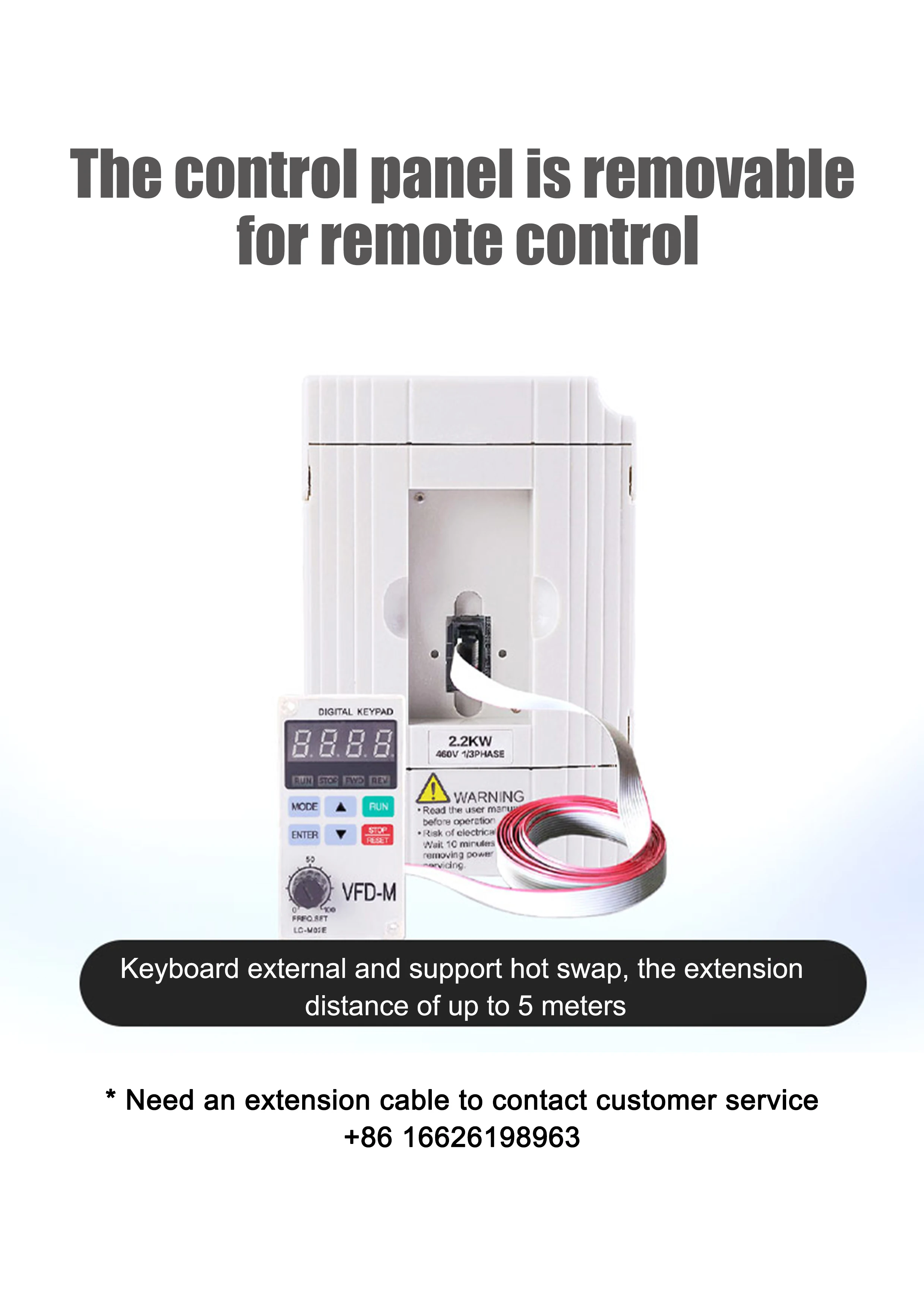 Variable Frequency Drive Controller, VFD-M, VFD007M21A, 0.75KW - detail 14